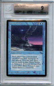 Magic The Gathering ✨MANA VORTEX ✨The Dark BGS 9 MINT RARE Reserve List 1994 MTG - Picture 1 of 2