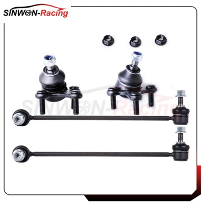 4x Front Ball Joint Sway Bar End Link For 2006-2009 Audi A3 Volkswagen Jetta - Image 1 of 4