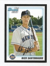 Nick Santomauro Mets 2010 Bowman Prospects Black #BP9
