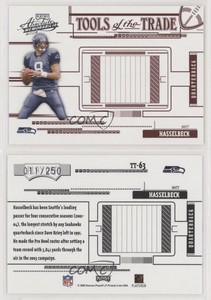 2005 Playoff Absolute Memorabilia Tools of the Trade Red /250 Matt Hasselbeck