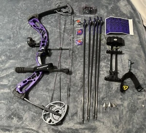 Diamond Edge 320 Compound Bow, Release, Arrows, Broadheads, Vanes, Arrow Wraps - Picture 1 of 8