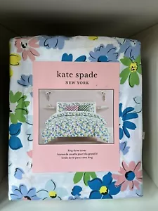 Kate Spade New York Floral Medley King Size Bettbezug - Baumwolle Neu - Bild 1 von 3