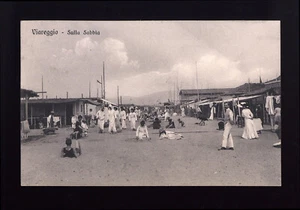 cartolina VIAREGGIO sulla sabbia - Imagen 1 de 2