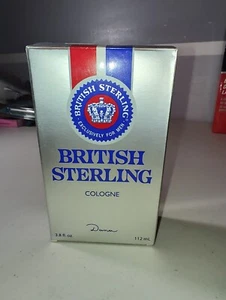 Vintage British Sterling Cologne 3.8 fl oz New with Open Box - Picture 1 of 4