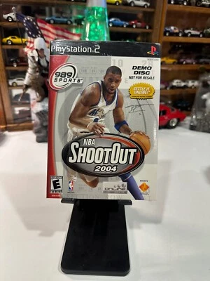 NBA ShootOut 2004 PlayStation 2  DEMO Disk Promo 989 Sports Factory Sealed Rare! - Image 1 of 4