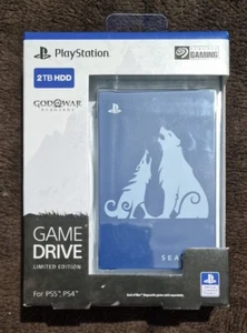 DISQUE DUR EXTERNE GOD OF WAR RAGNAROK 2 To SEAGATE ÉDITION LIMITÉE NEUF RARE - Photo 1/6