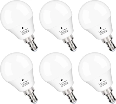 A15 Ceiling Fan Light Bulbs, E12 Base, 6Watt (60-Watt Replacement), Soft White 2 - Image 1 of 4
