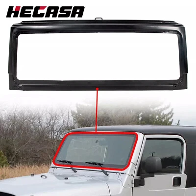 For 2003-2006 Jeep Wrangler TJ Windshield Frame 2005 2004 WINDSHIELD FRAME - Image 1 of 4