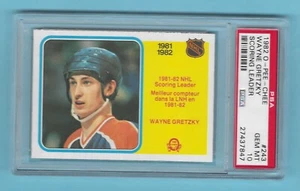 1982-83 OPC 243 Wayne Gretzky Scoring Leader Edmonton Oilers PSA 10 GEM MT! RAR - Bild 1 von 2