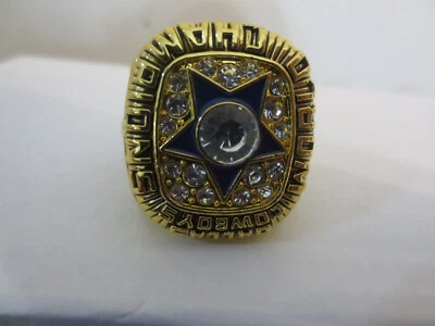 Anillo réplica Staubach 1971 Dallas Cowboys Campeones del Mundo Foto 1 de 3