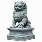 Mini statue de lion en pierre de gardien décoration feng shui