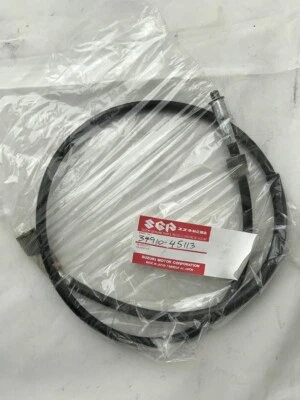 NOS SUZUKI TS250 GS450 GS34910-45113 Superseded by 34910-45114 SPEEDOMETER CABLE - Image 1 of 4