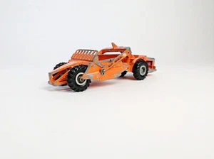Vintage Matchbox King Size No6 Allis Chalmers Motor Scraper Orange Used - Picture 1 of 14