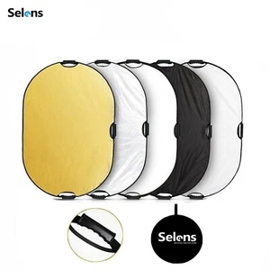 Photography 5 in1 Light Collapsible Portable Photo Reflector Diffuser 80x120cm