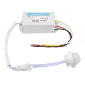 IR Infrared Body Motion Sensor Automatic Light Lamp Control Switch AC220V 6Lux - Picture 1 of 5
