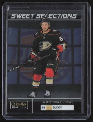 Jacob Perreault 2022-23 O-Pee-Chee Platinum Sweet Selections #SS-3 Anaheim - Image 1 of 2