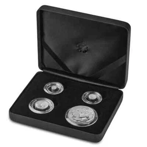 2024 Great Britain Reverse Frosted Proof Silver Britannia 4 Coin Set w/Box & COA - Picture 1 of 11