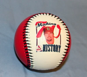MarK McGwire 70 Home Runs St Louis Cardinals Fotoball LE Baseball Team MLB 1998 - Bild 1 von 4