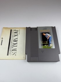 Jack Nicklaus' Greatest 18 Holes of Major Championship Golf NES W/ Manual TESTED