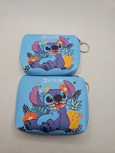 (2) Neu ohne Etikett Lilo & Stitch Schlüsselanhänger Münzgeldbörsen Strumpf Stuffers  - Bild 1 von 5