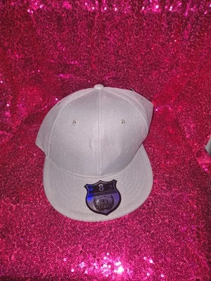 KB Ethos Premium Headwear Grey Fitted Size 8 Cap - Image 1 of 4