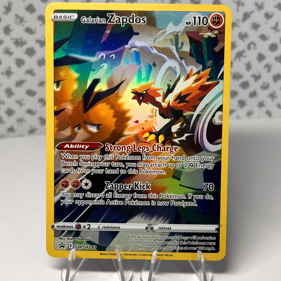 Galarian Zapdos SWSH283 SWSH: Sword & Shield Promo Cards Holo NM - Image 1 of 2