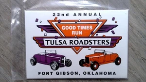 Daytona Trophy Tulsa Roadsters 22nd Annual Sign Plaque Fort Gibson OK - Picture 1 of 2