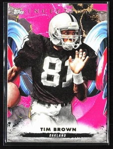 2024 Topps Inception Magenta Tim Brown 4/99 Oakland Raiders #124 - Picture 1 of 2