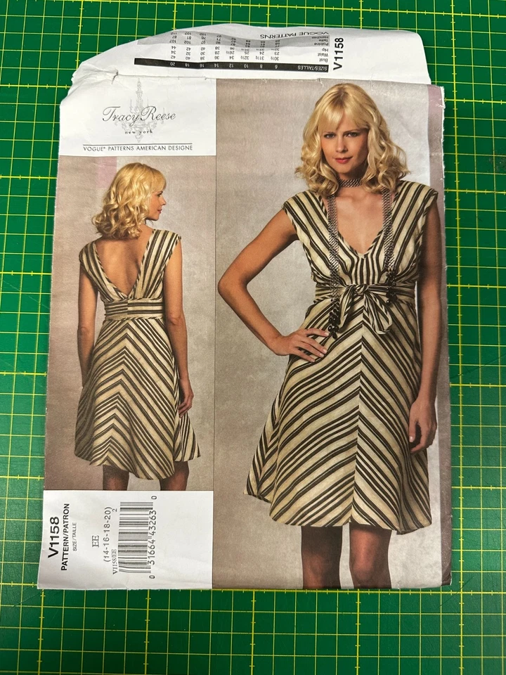 Vogue Patterns - American designer - Tracey Reese New York - V1158 - Dress - Image 1 of 1