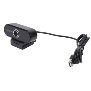 Desktop Webcam HD 1080P Web Camera With Microphone Wide Angle Lens USB Compu NEW - Afbeelding 1 van 12