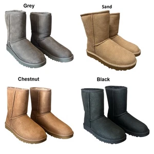UGG Australia Stivali donna scamosciati classici corti II pull on, 1016223 - Foto 1 di 22