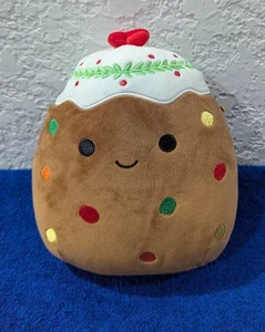 Squishmallow 8 Zoll Maldon der Obstkuchen Weihnachten Plüsch Neu ohne Etikett - Bild 1 von 5