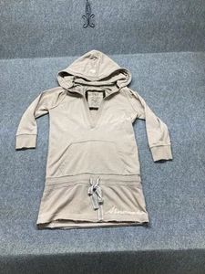 Abercrombie And Fitch Long Hoodie Women’s Size Large Brown Long Sleeve Pullover - Picture 1 of 11