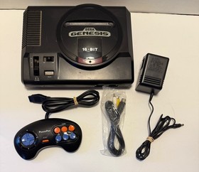 Sega Genesis System Console 1601 Video Game System w/ Power Pro Controller