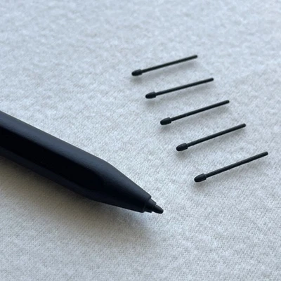 For Wacom Pro Pen 2 Compatible Felt Tips Replacement Black Grey 5 Pack - Image 1 of 4