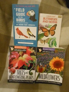 (4) Wildlife Field Guides to North America Birds Trees Butterflies Wildflowers - Picture 1 of 4