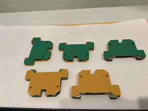 New. Qty (5) Weidmuller EK2.5/35 Two Position Terminal Block, Din Rail, 800V - Picture 1 of 4