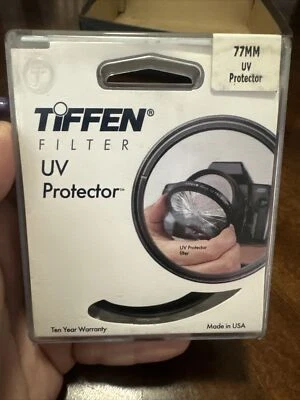 New Tiffen 77mm UV Protector Filter MFR #77UVP - Image 1 of 2