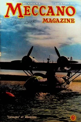 Revista Meccano setembro 1949 Dinky Toys Hornby Dublo - Imagem 1 de 4