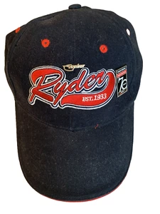 Ryder Systems Transportation 70th Anniversary Hat Cap Black 2 Pins NWOT - Picture 1 of 8
