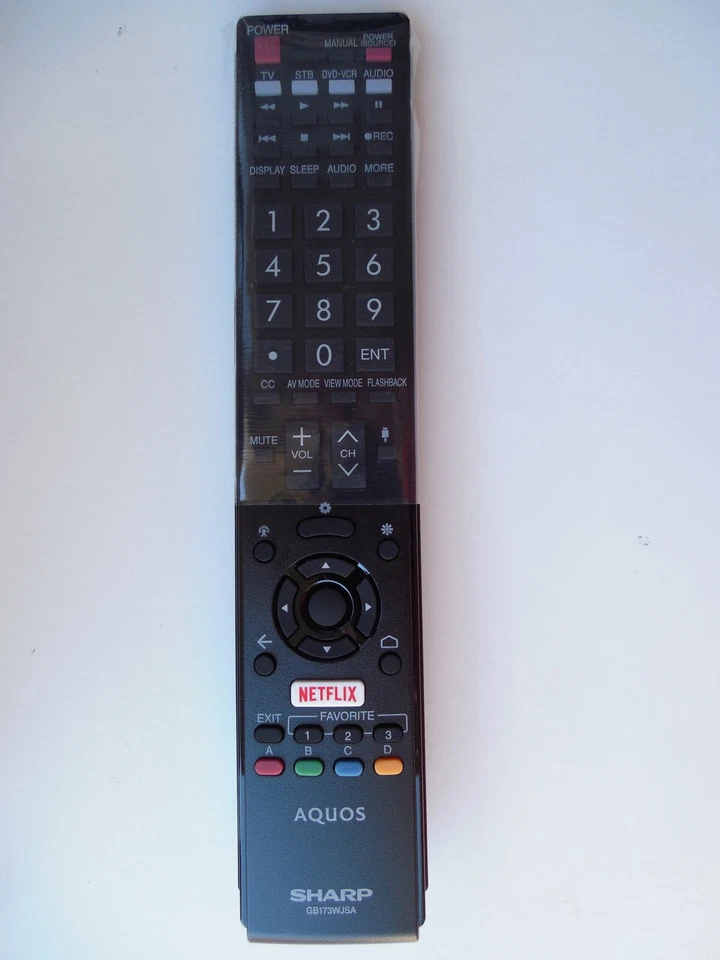 SHARP GB173WJSA AQUOS 4K SMART LED TV REMOTE - LC-60UE30U LC-70UH30U GENUINE - Image 1 of 1