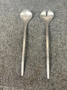 WMF Cromargan * Germany Flatware Serving Salad Fork & Spoon - Picture 1 of 3