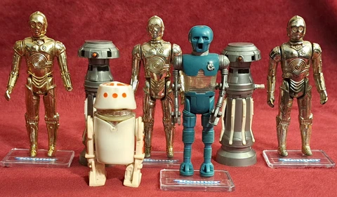 Vtg-Star Wars-Original-C-3PO -R5-D4-2-1B-FX-7-Beater-Parts-Lot- Kenner-'77-'80 Cover