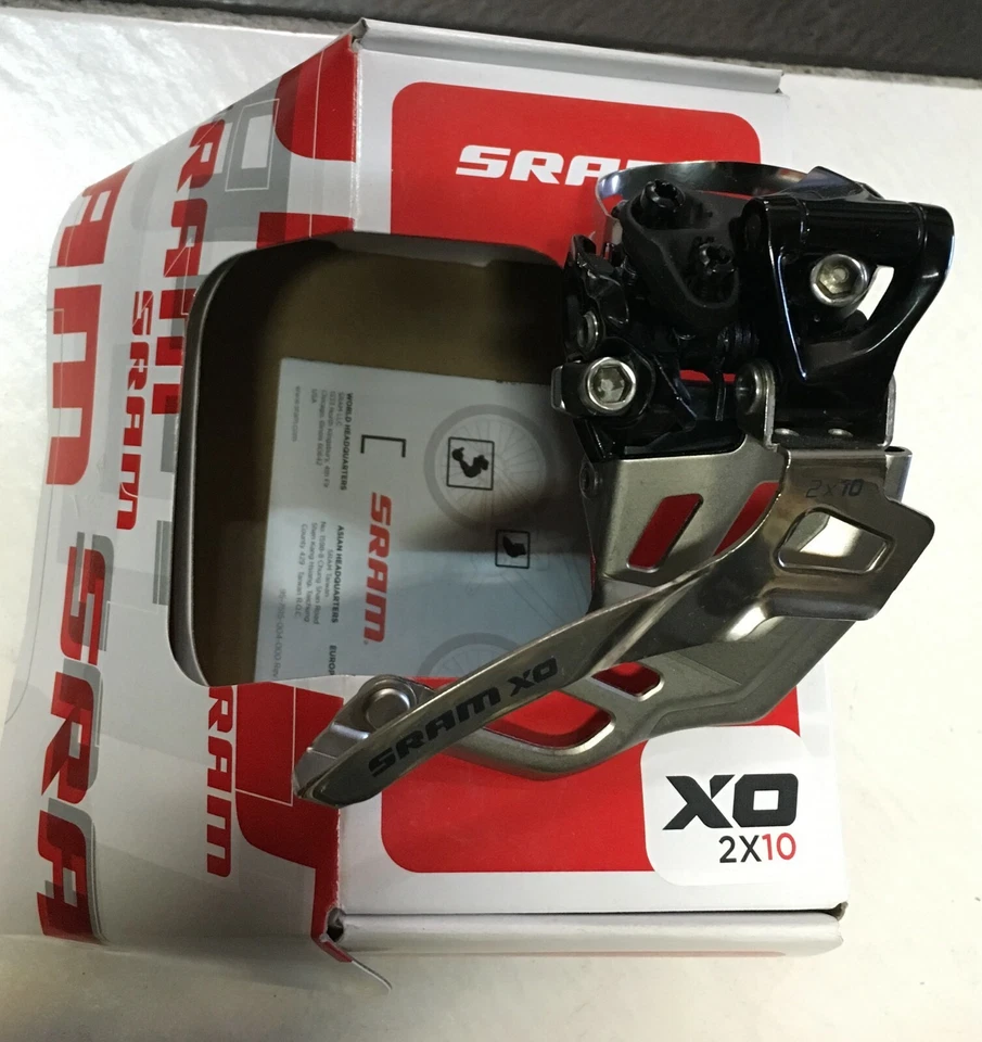 Deragliatore anteriore alta bici Sram X0 2x10 mountain bike top front derailleur - Imagen 1 de 1
