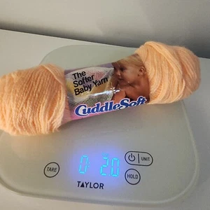 New 1 Skein Of Caron Cuddle Soft Yarn Color Baby Peach 2oz - Picture 1 of 8