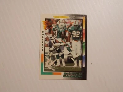 1992 Wild Card Mark Clayton Miami Dolphins - Image 1 of 2