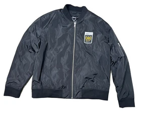 CROWN RALLY VIP WEST BLACK FULL ZIP JACKET POLYESTER SZ XL - Picture 1 of 9