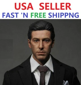 Escultura de cabeza de 1/6 de Michael Corleone del Padrino Al Pacino para figura masculina de 12 - Imagen 1 de 5