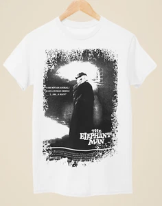 The Elephant Man - Movie Poster Inspired Unisex White T-Shirt - Picture 1 of 1