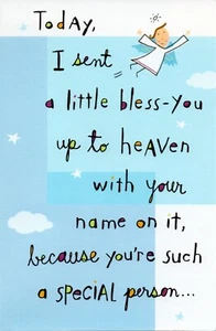Religious FRIENDSHIP Card, Angel Bless You by American Greetings + Envelope - Picture 1 of 5